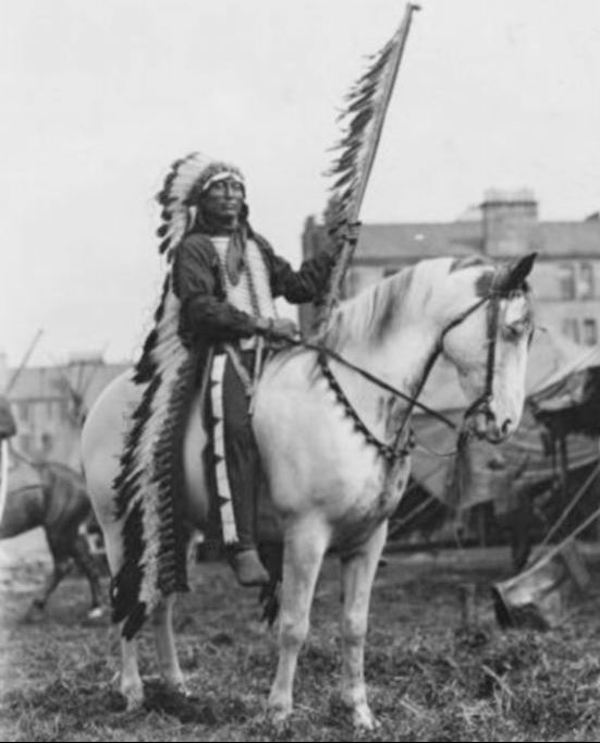 "Red Indian" in Glasgow 1904