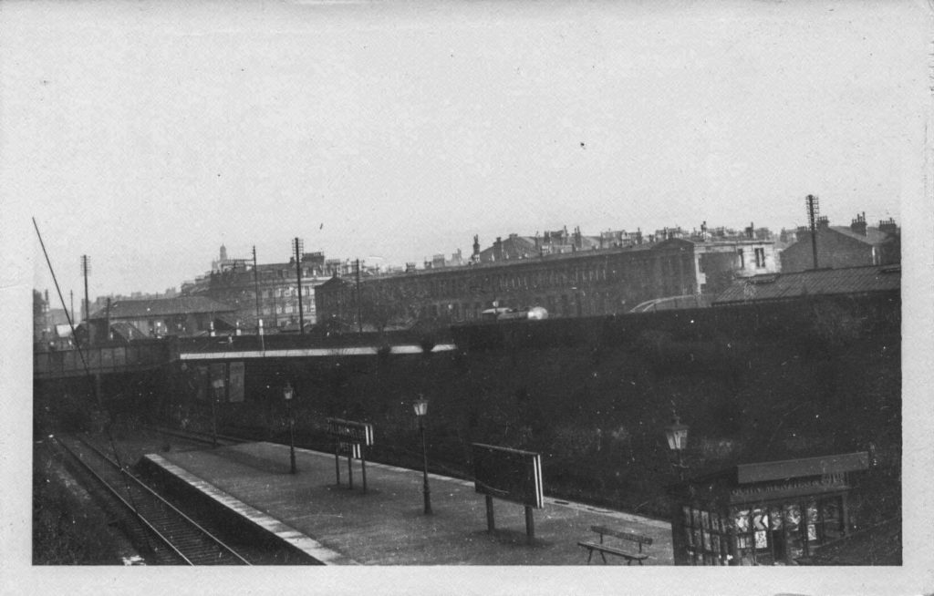Moray Place and Strathbungo Station from Pollokshields West