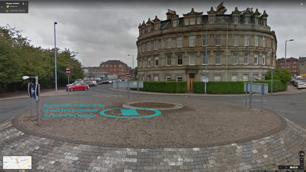 Streetview of roundabout