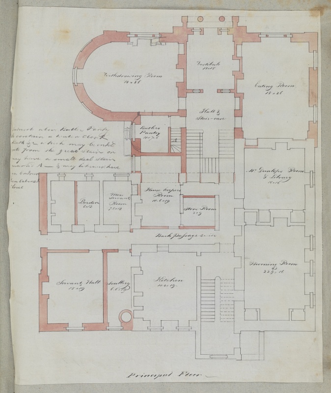 Architects plan of Househill